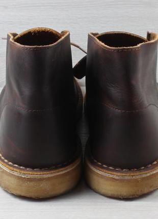 Шкіряні чоловічі черевики дезерти clarks оригінал, розмір 437 фото