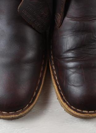 Шкіряні чоловічі черевики дезерти clarks оригінал, розмір 433 фото