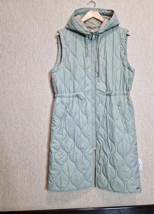 Красивое, качественное стеганое пальто, жилет 2 в 1 от rino &amp; pelle, оригинал7 фото