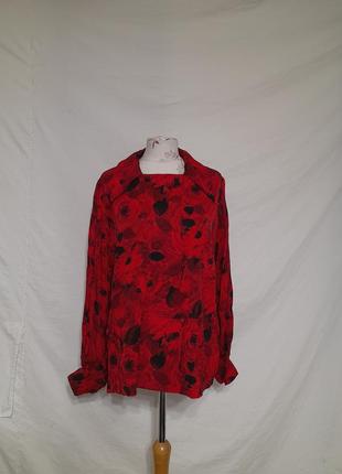 Блуза в готичному стилі готика панк аніме в троянди