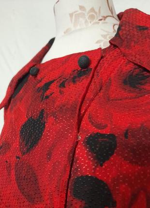 Блуза в готическом стиле готика панк аниме в розы10 фото