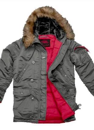 Куртка плащ аляска подовжена на зиму мороз -20 ❄️2 фото