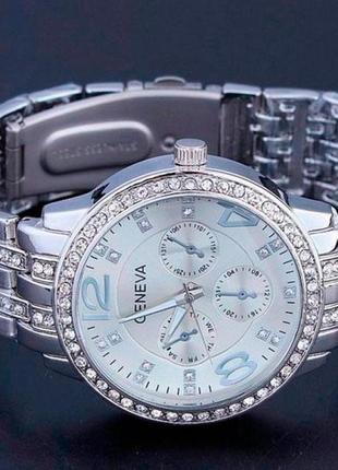 Часы наручные geneva silver6 фото