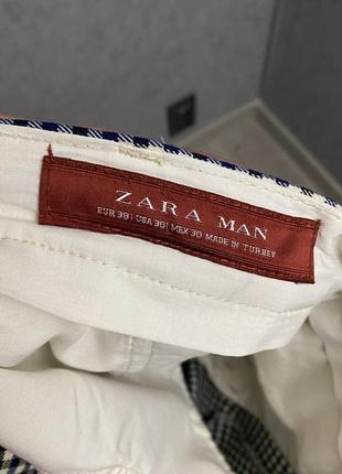 Клетчатые брюки от бренда zara man5 фото