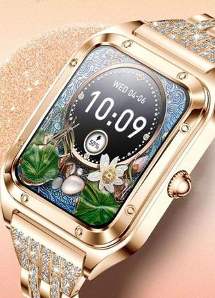 Часы smart flower new gold