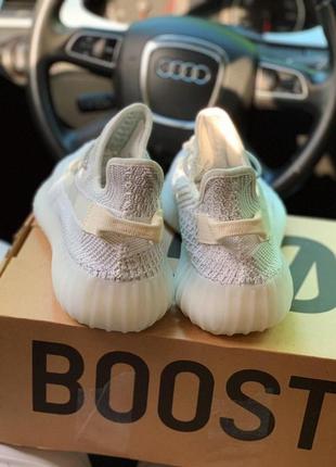 Adidas yeezy 350 в белом цвете кроссовки адидас рефлективные (36-44)6 фото