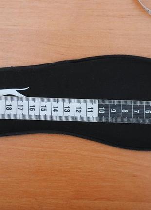 Черные слипоны, кеды, кроссовки с мягкими стельками slazenger, 38 размер. оригинал7 фото