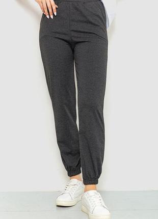 Спорт штани жіночі, колір темно-сірий, розмір l, 131r1600281 фото