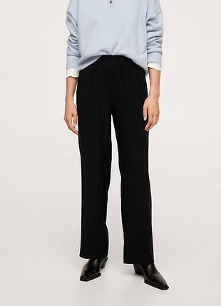 Брюки с эластичной талией mango 3275