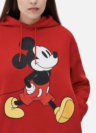 Теплый красный спортивный костюм с капюшоном микки маус, mickey mouse, disney2 фото