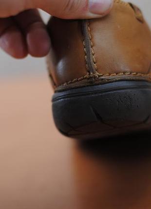 Коричневые кожаные кроссовки, кеды clarks, 37 размер. оригинал9 фото