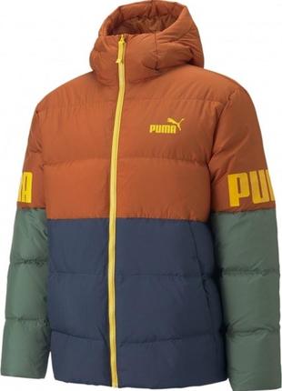 Пуховая куртка puma power hooded down puffer1 фото