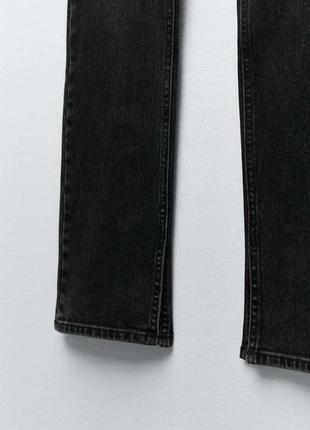 Чорні джинси слім з розрізами zara 426 фото