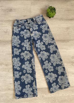 Джинсы h&m, zara, прямые на 4-5 лет, рост 110 см