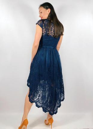 Шикарное кружевное платье chi chi london3 фото