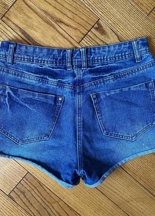 Джинсовые шорты, синие шорты из джинса6 фото