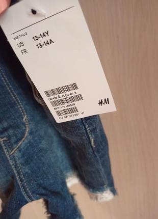 H&m джинсовий комбінезон р. 13-14 років7 фото