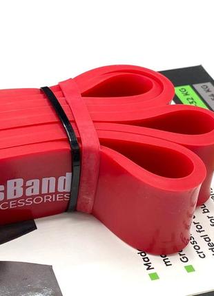 Еспандер-петля (гумка для фітнесу і кроссфіту) powerplay 4115 power band червона (14-39 кг)3 фото