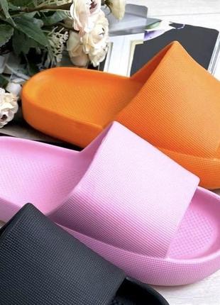 Шльопанці жіночі у рожевому та оранжевому кольорі піна полімер 🌸🌸🌸1 фото
