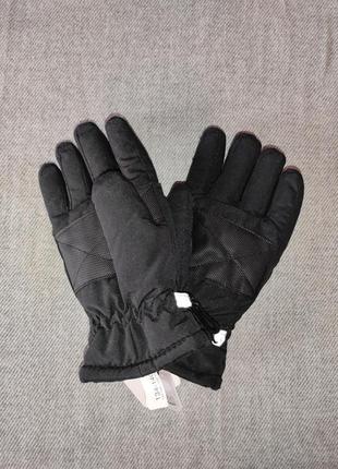 Краги рукавички лижні чорні