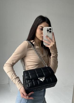 Сумка брендова michael kors soho large quilted leather shoulder bag шкіра оригінал на подарунок6 фото