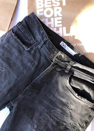 Стильные кастомные джинсы zara4 фото