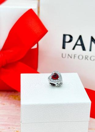 Серебряная бусина «блестящее сердце»7 фото