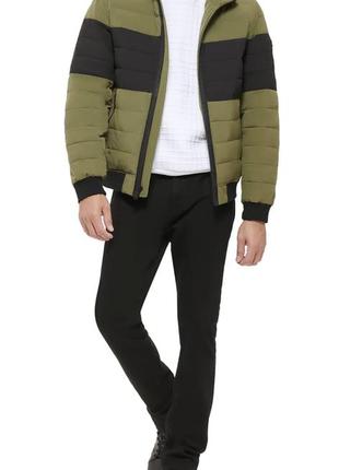 Куртка dkny оригінал/ dkny men's quilted performance hooded bomber jacket3 фото