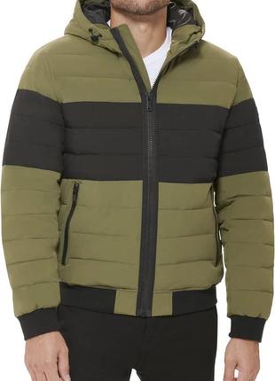 Куртка dkny оригінал/ dkny men's quilted performance hooded bomber jacket