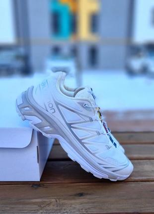 Кроссовки salomon xt-6 white/silver 5