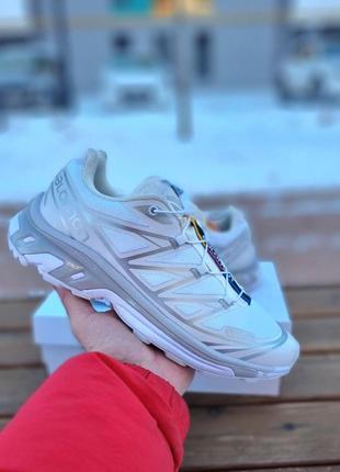 Кросівки salomon xt-6 white/silver