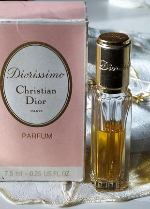 Духи christian dior diorissimo 7,5 мл.франция винтаж