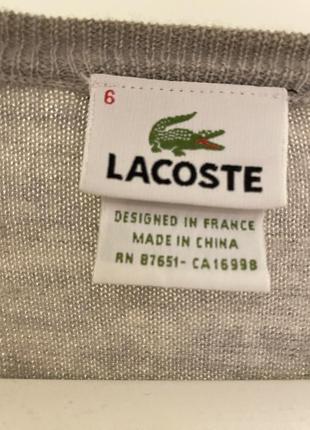 Джемпер пуловер lacoste свитер3 фото