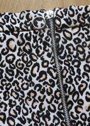 Модная юбка "primark", анималистичный принт