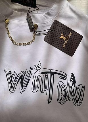 Футболка louis vuitton белая в наличии, новая