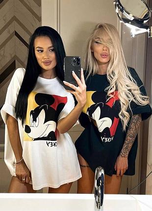 Футболка оверсайз микки маус