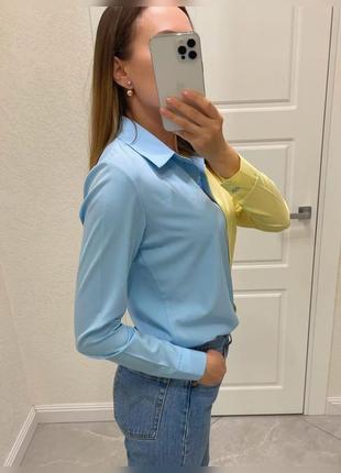 Блуза, сорочка 💛💙 из софта6 фото
