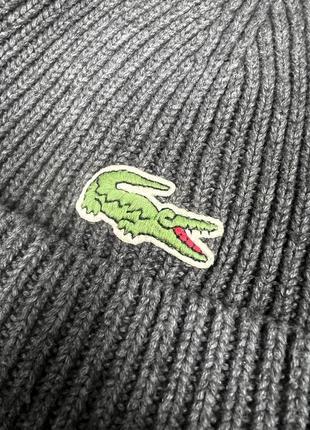 Lacoste оригінальна вовняна шапка2 фото