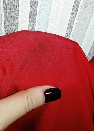 Красная майка- топ из вискозы new look 10-12  размер9 фото