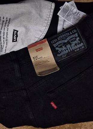 Брендовые фирменные стрейчевые джинсы levi's 512 premium waterless,оригинал из Англии, новые с бирками,размер 38.8 фото