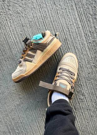 Кроссовки adidas x bad bunny forum buckle low brown