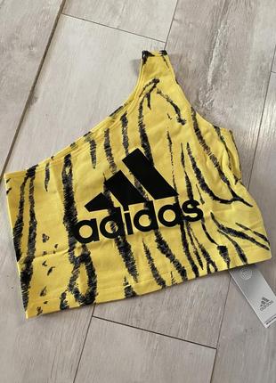 Топ adidas future icons animal print tank top2 фото