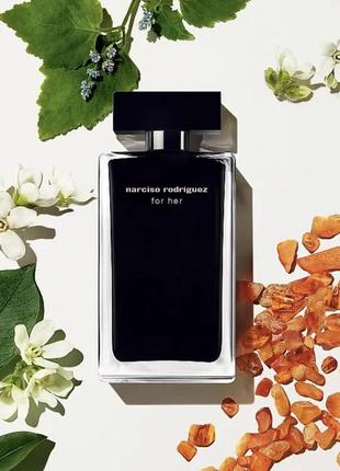 Французька жіноча туалетна вода narciso rodriguez для her 100ml тестер оригінал, мускусний квітковий аромат1 фото