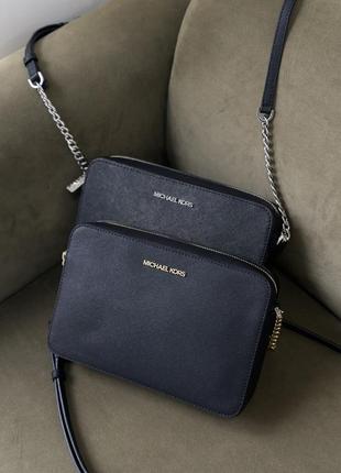 Сумка брендовая michael kors jet set large crossbody кожа оригинал на подарок2 фото