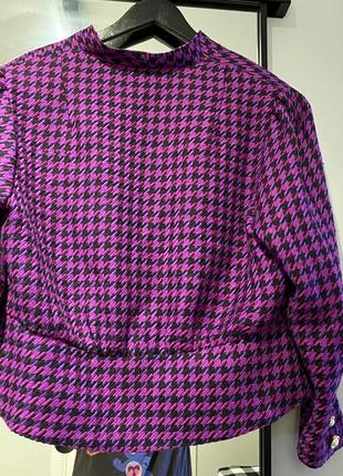 Пурпурный, фиолетовый пиджак винтаж6 фото