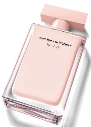 Narciso rodriguez for her pure musc 30ml оригінал edp парфумована вода 100 мл тестер