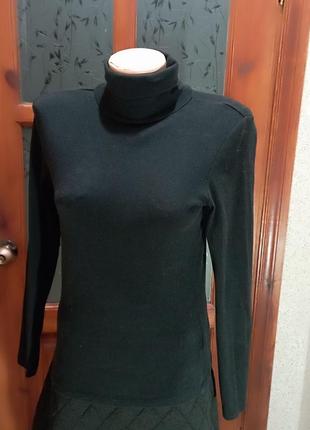 Чорний базовий гольф , водолазка organic cotton