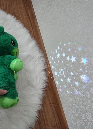 Іграшка нічник дракончик з проектором зоряного неба star belly 7 кольорів led підсв.5 фото