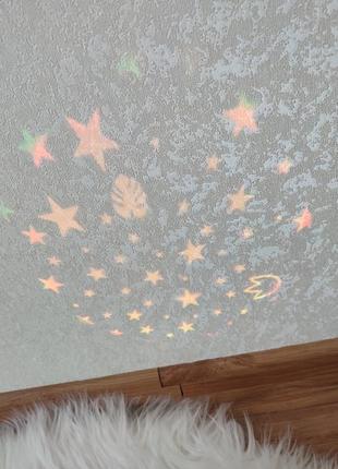 Іграшка нічник дракончик з проектором зоряного неба star belly 7 кольорів led підсв.10 фото