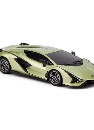 Машина на радіокеруванні "lamborghini sian" (зелений)4 фото